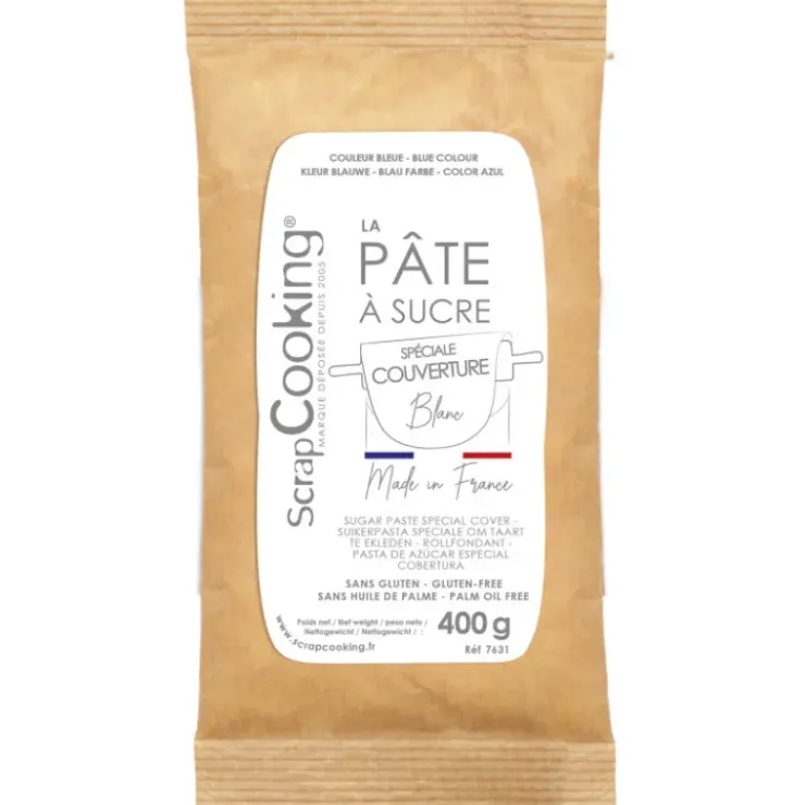 Discount SCRAPCOOKING Pâte à Sucre Blanche Spéciale Couverture 400g