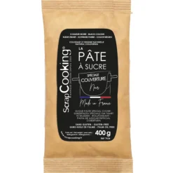 Online SCRAPCOOKING Pâte à Sucre Noir Spéciale Couverture 400 g