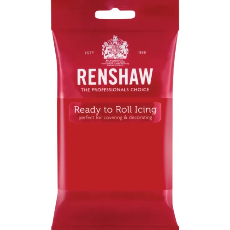 RENSHAW Pâte à Sucre Pro Rouge 250g