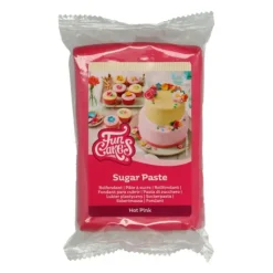 Sale FUNCAKES Pâte à Sucre Rose Framboise 250g