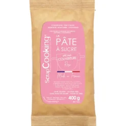Clearance SCRAPCOOKING Pâte à Sucre Rose Spéciale Couverture 400 g