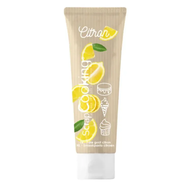 Outlet SCRAPCOOKING Pâte Aromatisée Citron en Tube 50 g