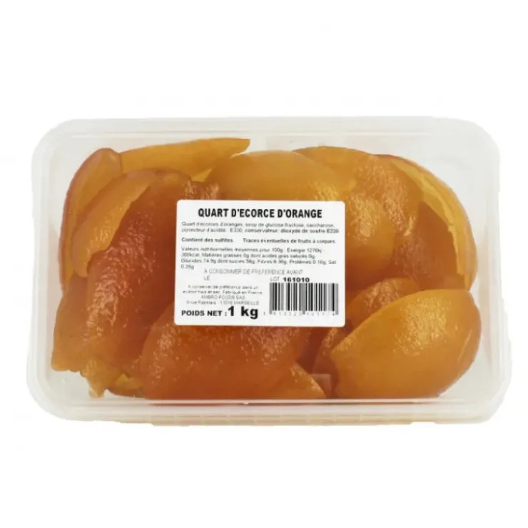 Outlet CUISINEADDICT Quartiers d'oranges confites 1kg