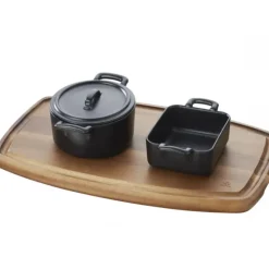 Best REVOL Ramequin Rectangulaire Noir 12x10 cm Belle Cuisine