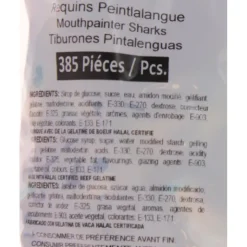 New FINI Requins Peintlalangue x 385 - Bonbons Halal