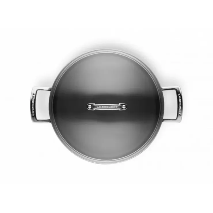 LE CREUSET Rondeau avec Couvercle 28 cm Anti-Adhérent Les Forgées