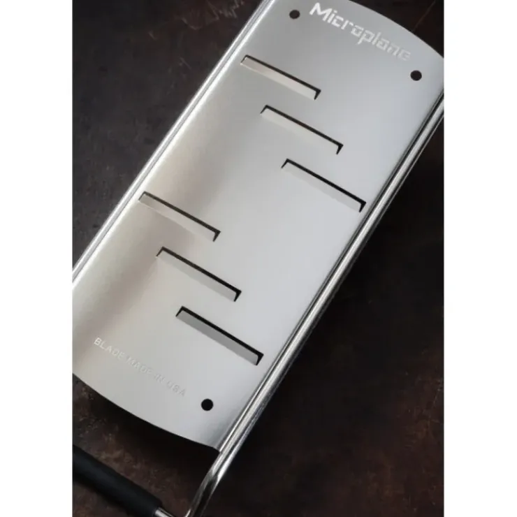 Hot MICROPLANE Râpe Coupe Large Gourmet Noir