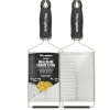 Discount MICROPLANE Râpe Double Lame Fine et Gros Grains Gourmet