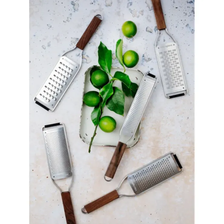 MICROPLANE Râpe Double Tranchant Master Manche en Bois