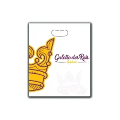 CUISINEADDICT Sac à Galette Ingraissable 30x35cm Motif Couronne x100