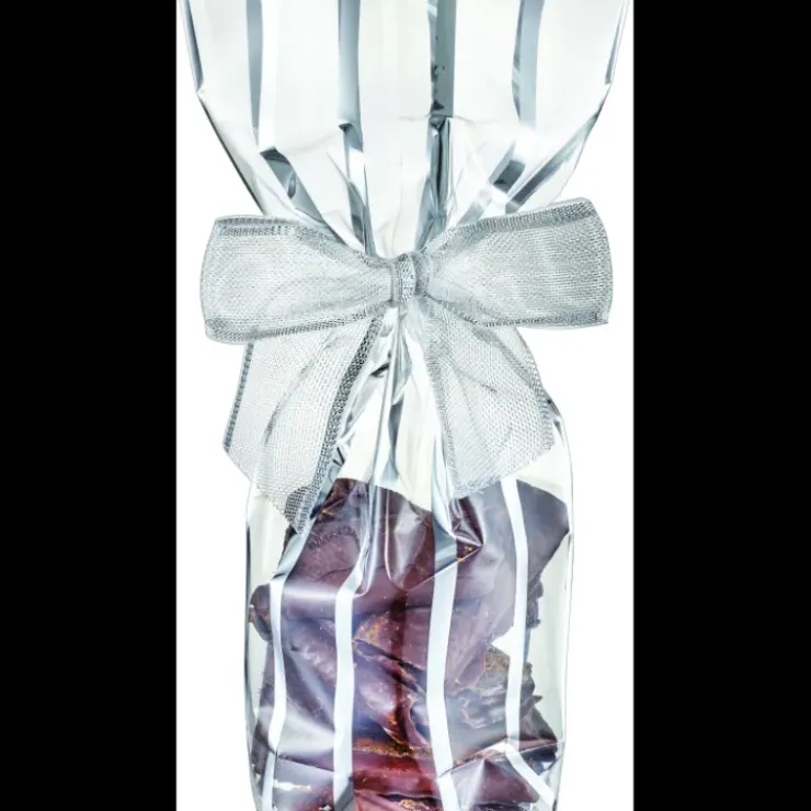 Sale CUISINEADDICT Sachet Bonbon Argent avec Fond Carton 12 x 26 cm (x100)