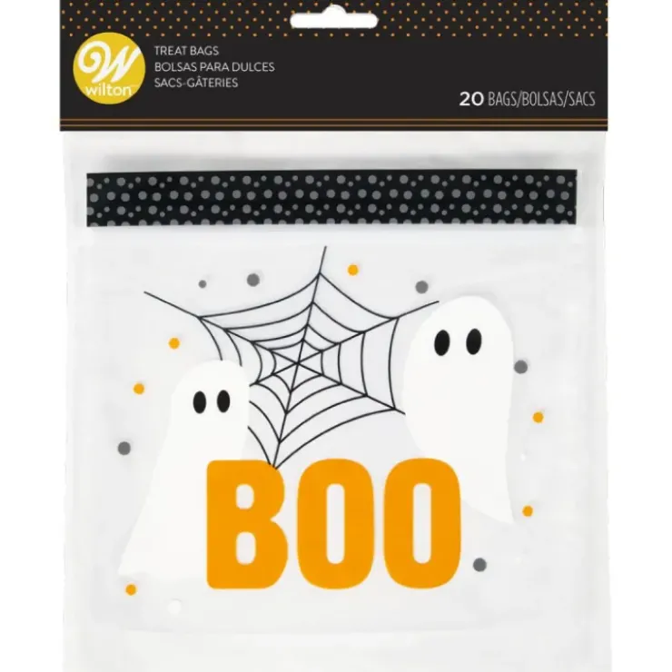 Hot WILTON Sachet Bonbon Fantômes Boo 20 x 17 cm (x20)