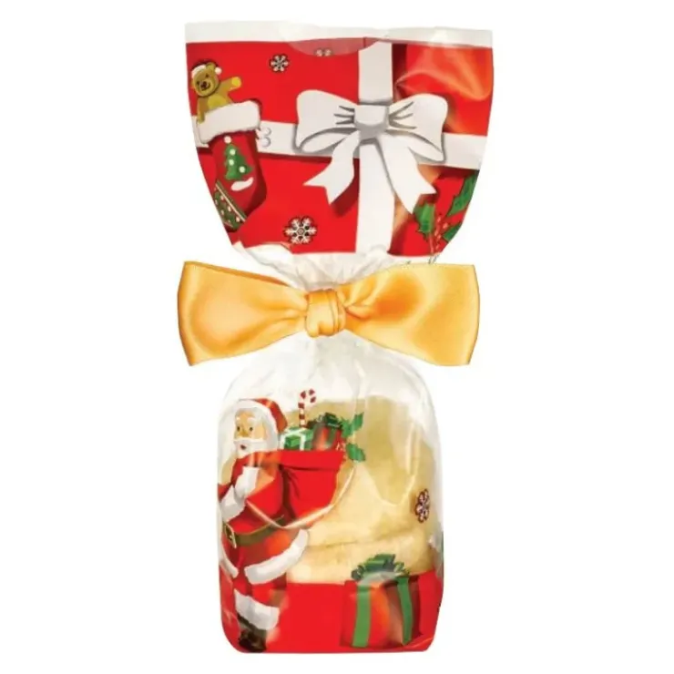 Best CUISINEADDICT Sachet Confiserie Père Noël 12x26cm (x100) - Fond Cartonné