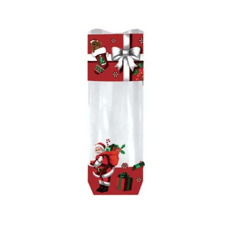 Best CUISINEADDICT Sachet Confiserie Père Noël 12x26cm (x100) - Fond Cartonné