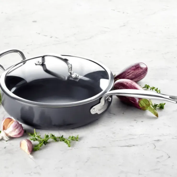 Hot GREENPAN Sauteuse en Céramique Ø 28 cm + couvercle, collection BARCELONA PRO