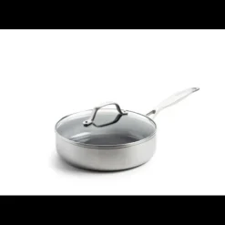 New GREENPAN Sauteuse en Céramique Ø 24 cm + Couvercle, collection GENEVA ™