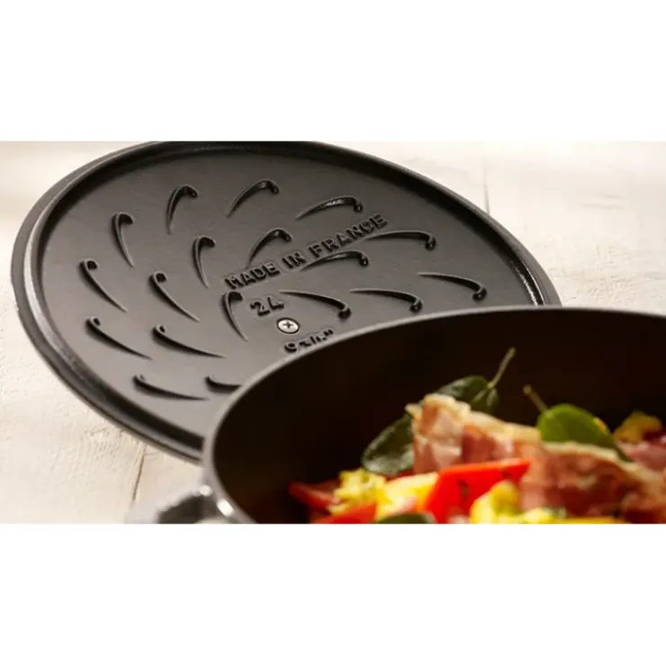 Clearance STAUB Sauteuse en Fonte Chistera 24 cm Noir