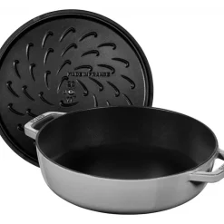 Sale STAUB Sauteuse en Fonte Chistera 28 cm Gris Graphite