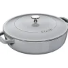 Sale STAUB Sauteuse en Fonte Chistera 24 cm Gris Graphite