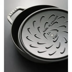 Sale STAUB Sauteuse en Fonte Chistera 24 cm Gris Graphite