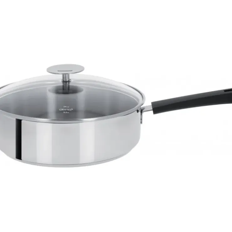Discount CRISTEL Sauteuse Mutine Ø 24 cm Manche Fixe Inox