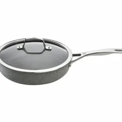 Best BALLARINI Sauteuse Pierre 28 cm avec couvercle Salina Granitium