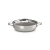 Discount LE CREUSET Sauteuse Provençale en Inox et Couvercle 30 cm