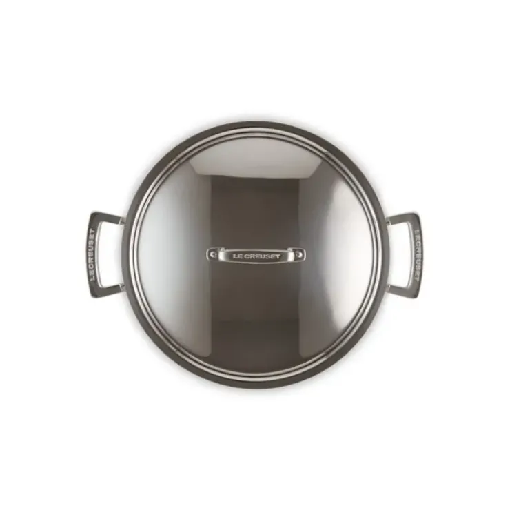 Discount LE CREUSET Sauteuse Provençale en Inox et Couvercle 30 cm