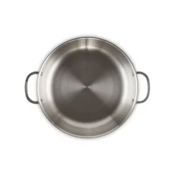 Discount LE CREUSET Sauteuse Provençale Inox Signature 30 cm et couvercle