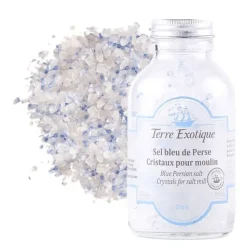 TERRE EXOTIQUE Sel Bleu de Perse en Cristaux 250 g
