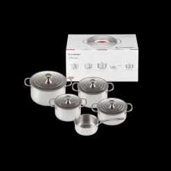 Online LE CREUSET Set 5 Pièces Cocottes Inox Signature