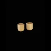 Discount PEBBLY Set de 2 Coquetiers en Bambou