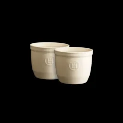 Best EMILE HENRY Set de 2 Ramequins en Céramique N°8 cm Argile