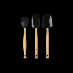 Discount LE CREUSET Set de 3 Spatules Silicone Black Onyx