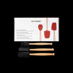 Discount LE CREUSET Set de 3 Spatules Silicone Black Onyx