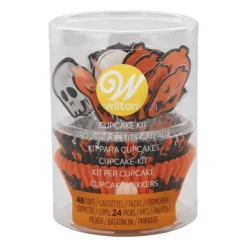 Outlet WILTON Set de Caissettes Cupcakes et Cake Toppers Halloween