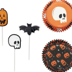 Outlet WILTON Set de Caissettes Cupcakes et Cake Toppers Halloween