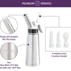 New MASTRAD Siphon Professionnel 0,5L