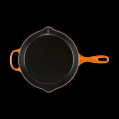 Sale LE CREUSET Skillet Rond Profond 26cm en Fonte Volcanique