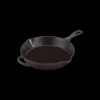 Best LE CREUSET Skillet Rond Profond 26cm en Fonte Noir