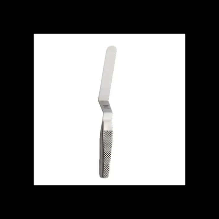 GLOBAL Spatule de Cuisine Inox Coudée 9,5 x 2 cm