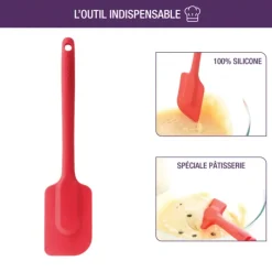 New MASTRAD Spatule en Silicone Monobloc Noire