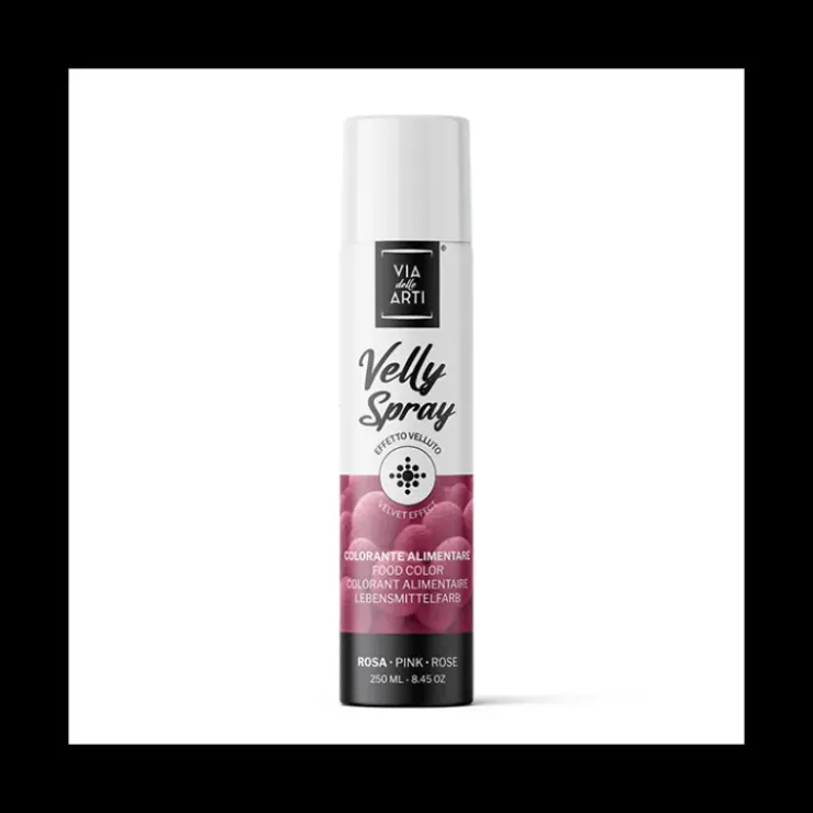 Online VELLY SPRAY Spray Velours Rose 250 ml Colorant Alimentaire Pro