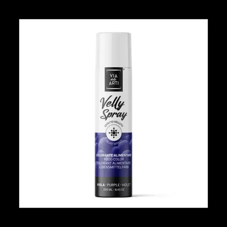 Hot VELLY SPRAY Spray Velours Violet 250 ml Colorant Alimentaire Pro
