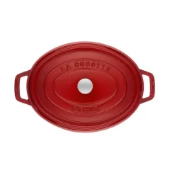 Online STAUB Cocotte Fonte Ovale 23 cm Rouge Cerise 2,35 L