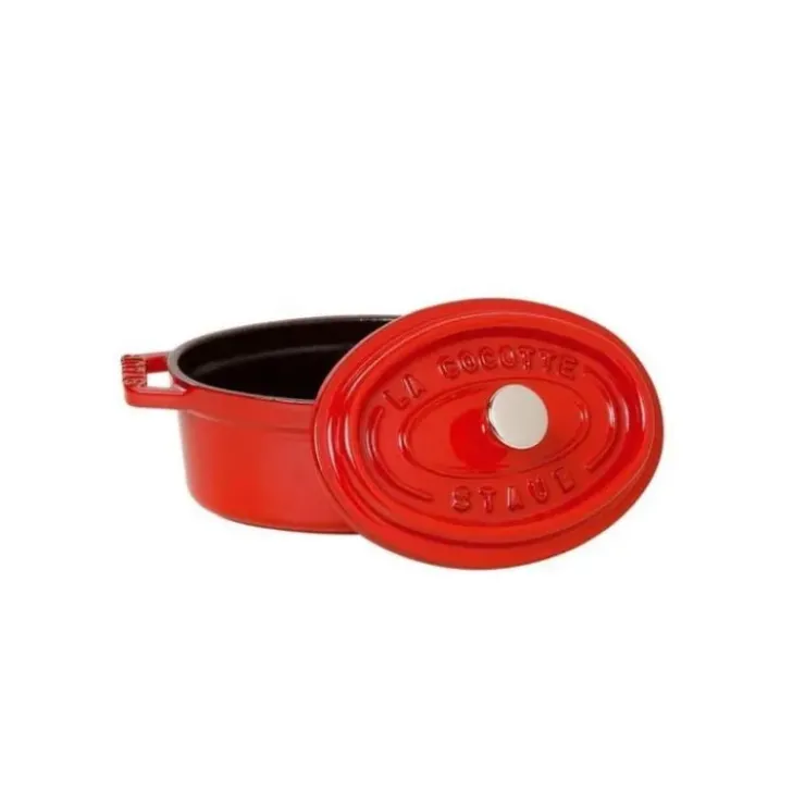 Outlet STAUB Cocotte Fonte Ovale 31 cm Rouge Cerise 5,5 L
