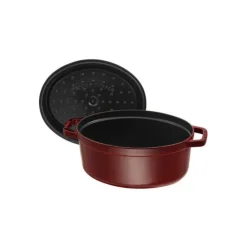 Hot STAUB Cocotte Fonte Ovale 29 cm Grenadine Majolique 4,2 L