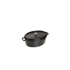 Best STAUB Cocotte Fonte Ovale 27 cm Noir Mat 3,2 L