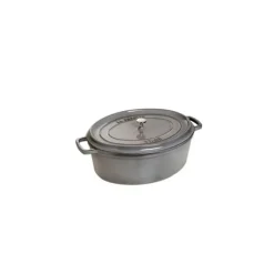Outlet STAUB Cocotte Fonte Ovale 37 cm Gris Graphite 8 L