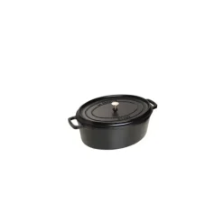 STAUB Cocotte Fonte Ovale 29 cm Noir Mat 4,2 L